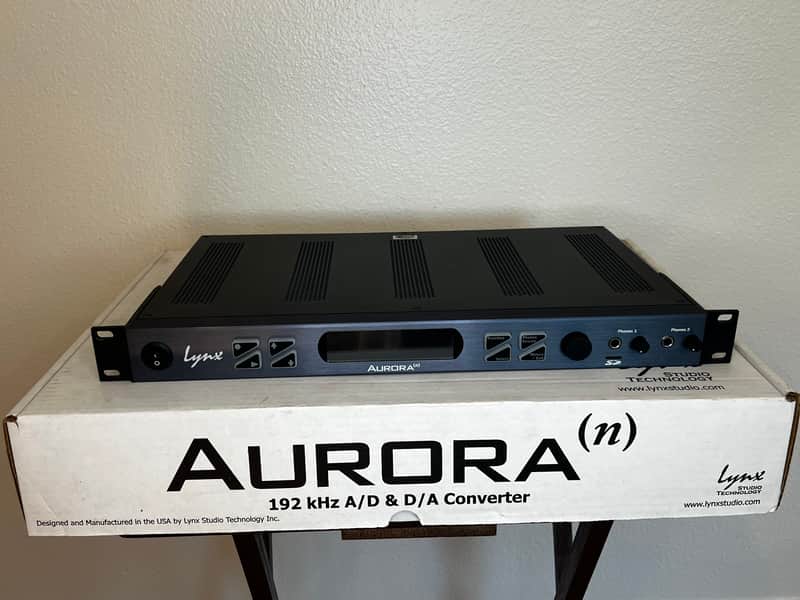 Lynx Aurora (n) 16-DNT 16-channel AD/DA Converter with AES, ADAT, and Dante Interface image 1