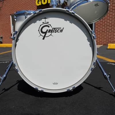 Gretsch USA Brooklyn Series 3pc Maple/Poplar Shell Pack SILVER MIST DUCO Satin Finish | 12''/14''/18'' image 6
