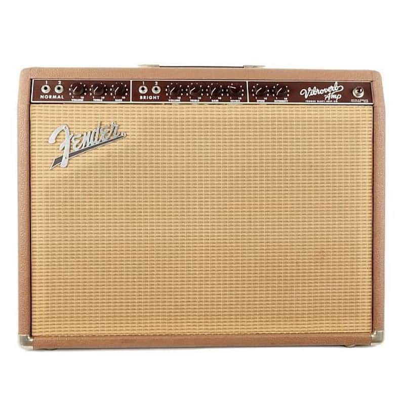 Fender Vibroverb 6G16 Brownface 40-Watt 2x10" Guitar Combo 1963 image 1