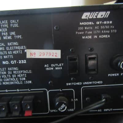 Vintage Queon Music System Mid 1980s Very good Condition image 10