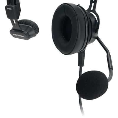 Audio Technica BPHS2Sa-XF4 Single-Ear Dynamic Broadcast Headset w/ 4-Pin XLRF image 3