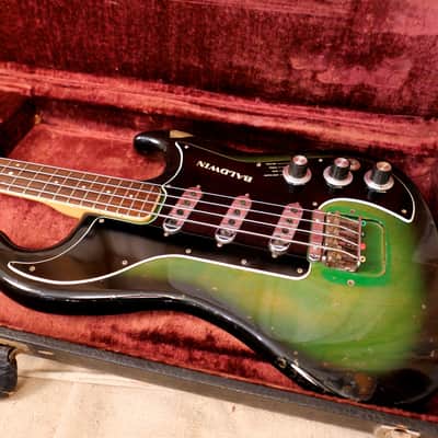 Baldwin Jazz Bass 1967 Greenburst image 12