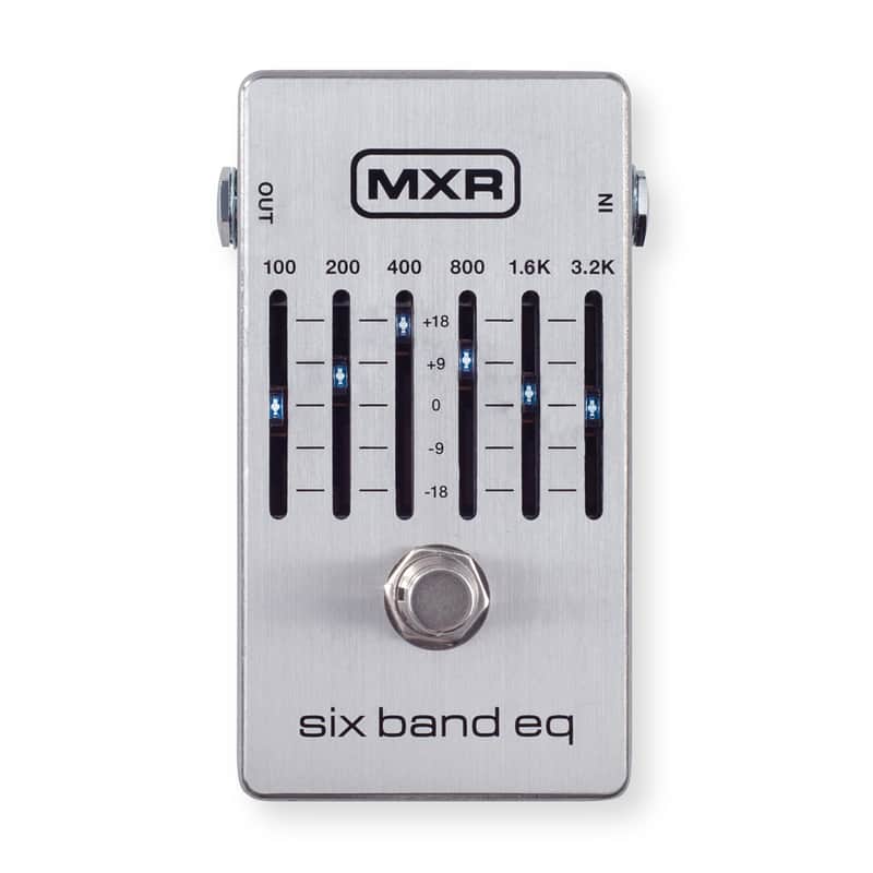 Used Dunlop MXR M109S 6 Band Graphic EQ Equalizer Guitar Effects Pedal image 1