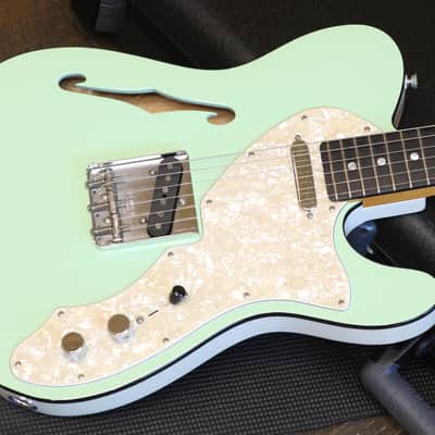 2019 Fender FSR Thinline Telecaster Semi-Hollow Electric Guitar Surf Green + COA OHSC image 3