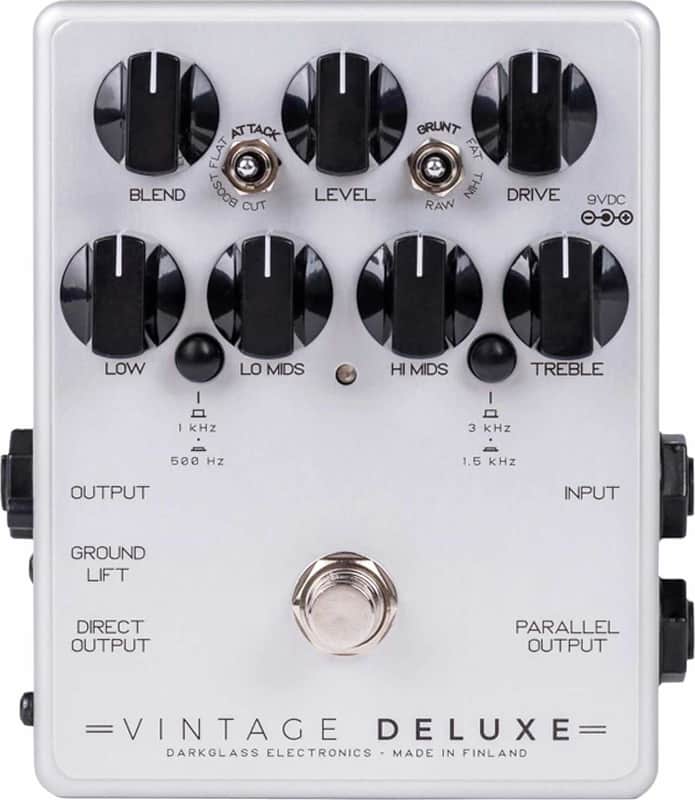 Darkglass Vintage Deluxe V3 Preamp/Distortion/DI Bass Effects Pedal image 1