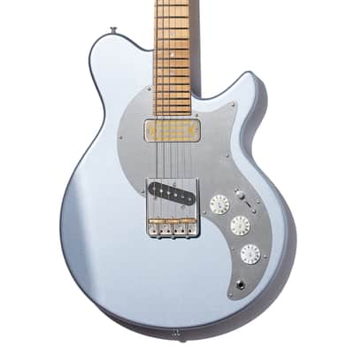 Eastman FullerTone SC 52 Single Cut Electric Guitar - Ice Blue Metallic image 1