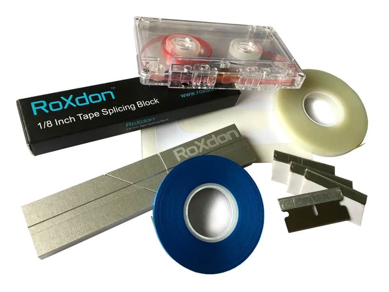 RoXdon TS-3 Cassette Tape Splicing Set including Type 1 (Ferric Tape) Cassette Shell image 1