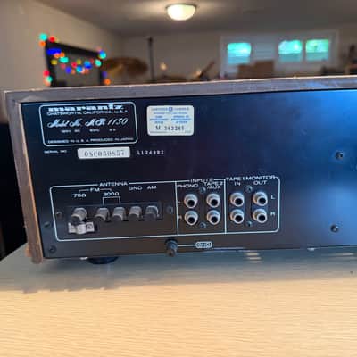 Vintage Marantz Receiver MR 1130 Stereo Am FM Amplifier Needs Servicing READ image 9