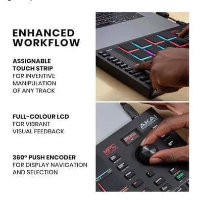Akai MPC Studio Music Production Controller 2021 - Present - Black image 4