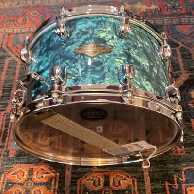 Tama  Starclassic Walnut/Birch Snare Drum 14" x 8"  - Turquoise Pearl WBRS148-TQP image 6