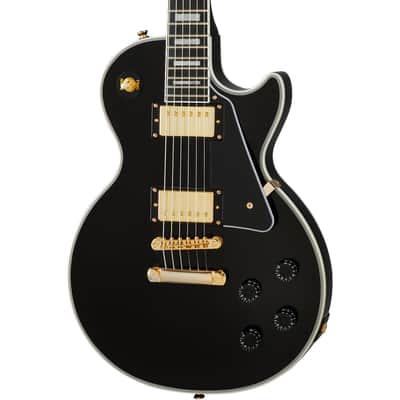 Epiphone Les Paul Custom Electric Guitar - Ebony image 1