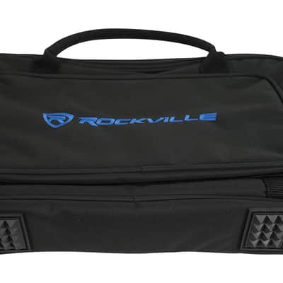 Rockville Heavy Duty Rugged Gig Bag DJ Case Fits Mackie ProFX6v3, Behringer FLOW 8, Zoom LiveTrak L-8 image 9