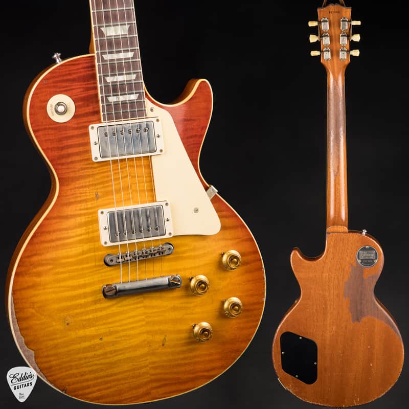 2021 - Gibson Custom Shop Made 2 Measure Murphy Lab '59 Les Paul Standard Murphy Painted Ultra Heavy Aged Abiline Sunset Burst image 1