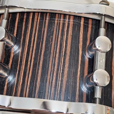 Sonor SC 10 1406 SDWD S Classix 14"x 6" Scandinavian Birch Snare in Ebony Veneer w/ Hella Hoops image 10