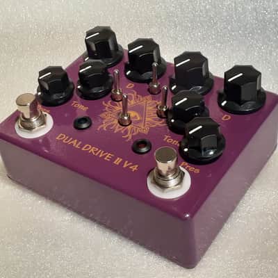 Hot Box HB-DD Dual Drive II V4 Overdrive + Dist + High Gain +4 Togl Marshall Bluesbreaker KOT Tone image 2