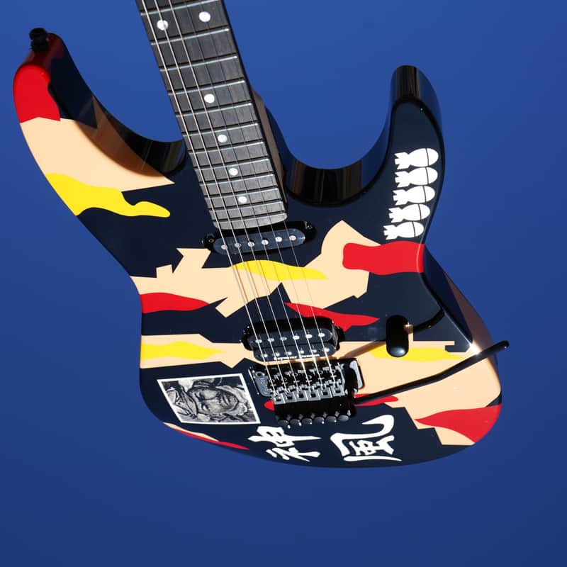 ESP CUSTOM SHOP George Lynch Kamikaze-I Custom (8.25 lbs Swamp Ash body) 6-String Electric Guitar w/ Case image 1