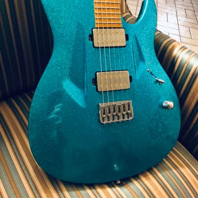 Aristides 060 Aqua green sparkle gloss image 7