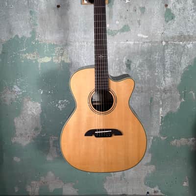 Alvarez Masterworks MF70ce Folk/OM Acoustic Electric Guitar with Cutaway - Natural image 1