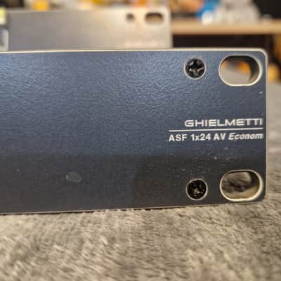 2x Ghielmetti ASF 1x24 AV Econom Patchbays – Excellent Condition image 4