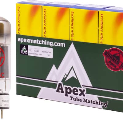 JJ Electronic 6L6GC Power Tube Apex Matched Quad w/ Burn-In. New with Full Warranty! image 1