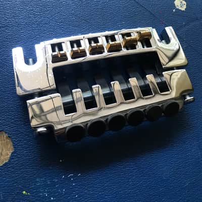 Schaller 456 Vintage Guitar Bridge/Tailpiece 1970's (Tony Iommi "Old Boy " SG Jaydee Super Rare!) image 2