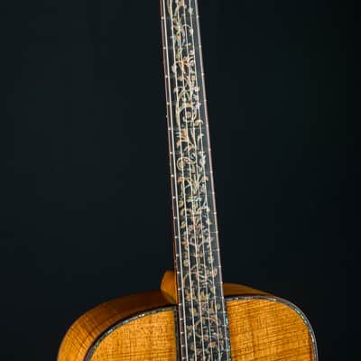 Martin D-45 Custom Tree of Life Premium Highly Flamed Koa NEW image 10