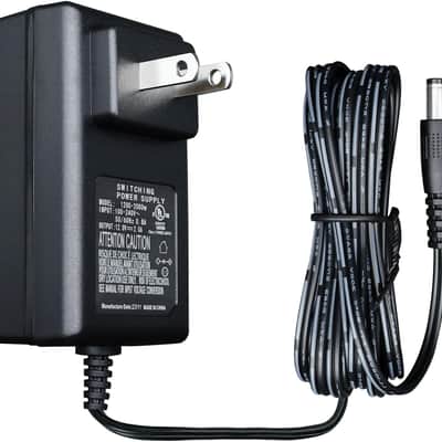 12V 2A Power Supply Adapter Wall Plug with 6Ft Long Cord for Yamaha PSR, YPG, YPT, DGX, DD, EZ and P Digital Piano and Portable Keyboard Series, Replacement AC Adapter for Yamaha Keyboards