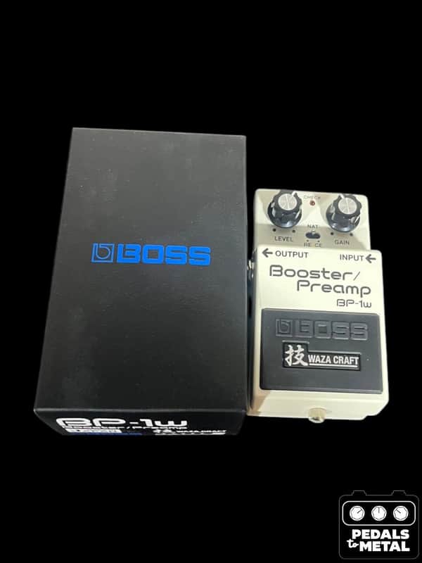 Boss BP-1W Booster / Preamp Waza Craft 2023 - Present - White - X16484 image 1
