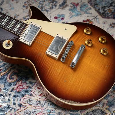 2020 Gibson Custom Shop 59' Les Paul Ultra Heavy Aged Murphy Lab Kindred Burst image 15