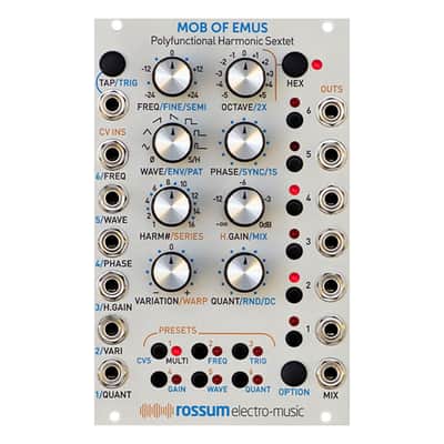 Rossum Electro-Music Mob Of Emus Eurorack Polyfunctional Harmonic Sextet Module image 2