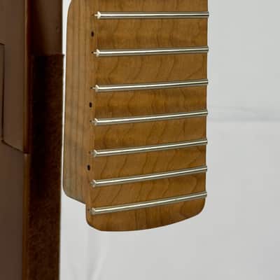 Warmoth Warhead Headstock Electric Guitar Neck 2025 - Roasted Flame Maple image 3