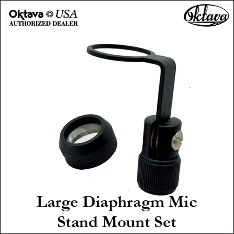 Oktava Large Diaphragm Microphone Original Mounting Ring and Stand Mic Clip Kit - New image 1