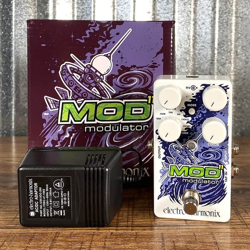 Electro-Harmonix EHX Mod 11 Modulator Tremolo Flanger Chorus Rotory Phaser Pitch Guitar Effect Pedal image 1
