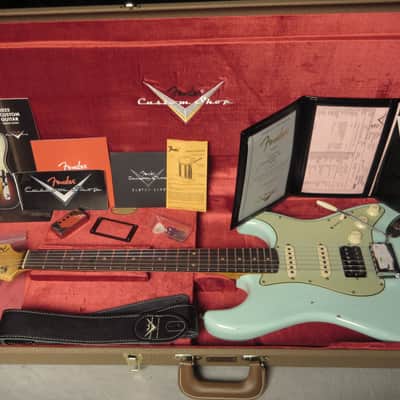 Fender Limited Edition '59 Stratocaster® HSS Relic® 2025 Surf Green image 11
