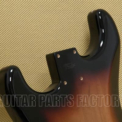 099-8003-700 Genuine Fender Alder Sunburst Stratocaster Body w/ Vintage Bridge image 5