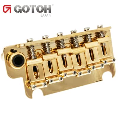 NEW Gotoh 510T-SF1 Non-locking 2 Point Tremolo Bridge w/ Hardware - GOLD