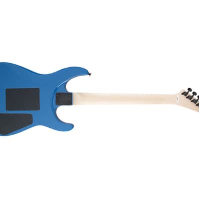 Jackson JS Series Dinky Arch Top JS32 DKA LH - Bright Blue w/ Amaranth FB image 4