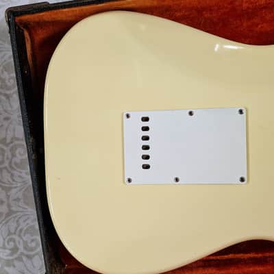 1964 Fender Stratocaster Left Hand Electric Guitar Olympic White USA Strat image 14