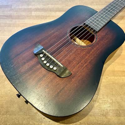 Harley Benton Delta Blues T - Bourbon Vintage Satin Burst + Gigbag image 1