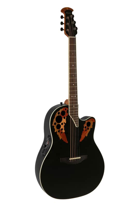 Ovation Timeless Elite Acoustic Electric Guitar, Black image 1