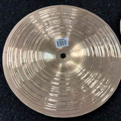 Meinl 10" HCS Bronze Hi-Hat Cymbals (Pair) 2020 - Present - Brilliant image 9