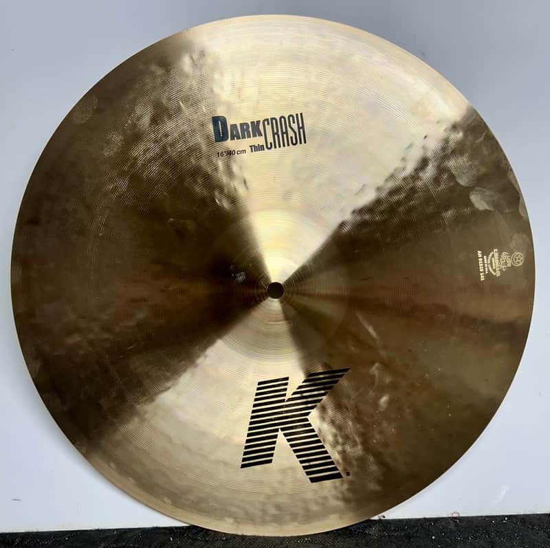 Zildjian 16" K Series Dark Thin Crash Cymbal 1993 - Present - Traditional- NOS - 1111 grams image 1