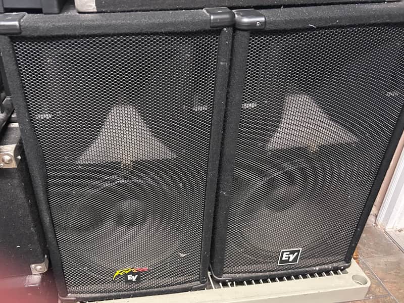 Electro-Voice Force DJ PA speakers 15 in 2000s - Black image 1