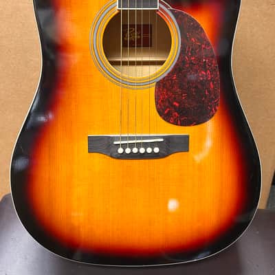 Rogue RA110D-CESN Dreadnought Acoustic-Electric Guitar – Sunburst | B-Stock | Cutaway w/ Electronics image 4