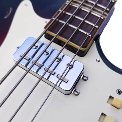 1966 Hofner 185 shortscale bass in Redburst Tocotronic (Vintage, Restored) image 12
