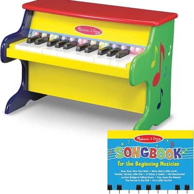 2013 Melissa & Doug Learn-To-Play Rainbow Toy Piano for Ages 3+ image 4