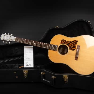 2017 Gibson J-35 Banner Reissue - Antique Natural | USA All Solid Slope Shoulder Dreadnought J-45 Style Acoustic Guitar L.R. Baggs Pickup | CoA OHSC image 2