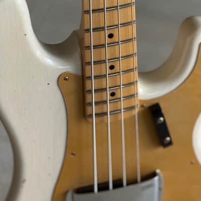 Fender Custom Shop '59 Precision Bass 2025 - Relic Aged White Blonde image 9