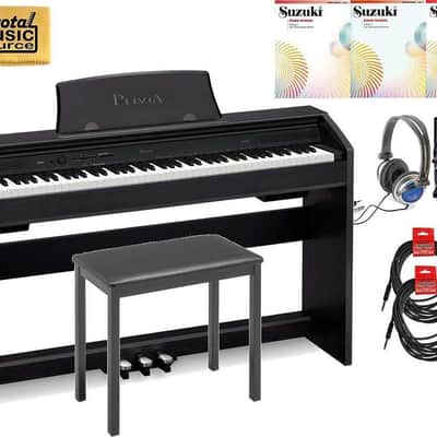 Casio Privia PX-760 88-Key Digital Piano Pro Bundle - Black, PX760BK PRO image 5