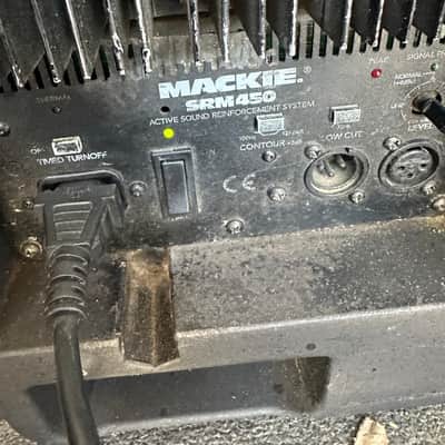 Mackie SRM450 1000-Watt 2-Way Portable Powered Loudspeaker 2002 - Present - Black image 1